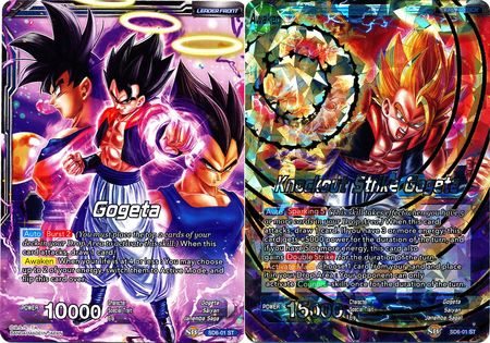 Gogeta // Knockout Strike Gogeta (Starter Deck Exclusive) (SD6-01) [Miraculous Revival] Parallel Foil