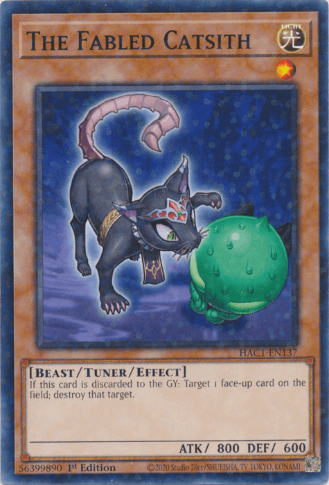 The Fabled Catsith (Duel Terminal) [HAC1-EN137] Common - Josh's Cards
