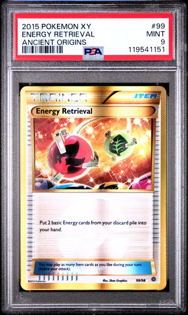 Energy Retrieval Ancient Origins 99/98 PSA 9