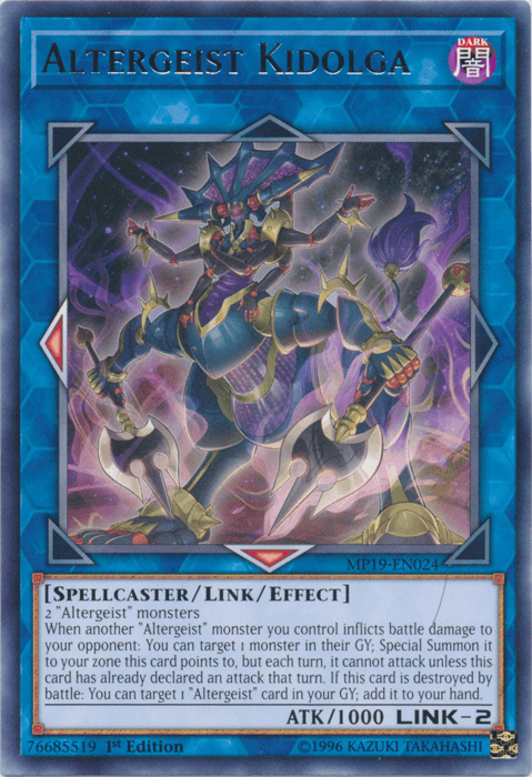 Altergeist Kidolga [MP19-EN024] Rare - Josh's Cards