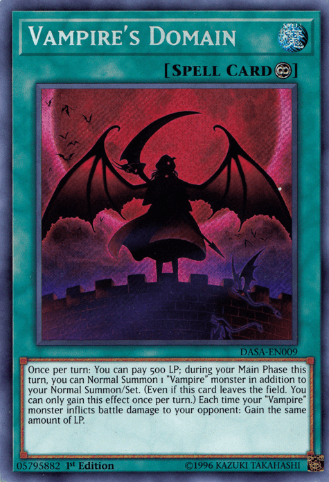 Vampire's Domain [DASA-EN009] Secret Rare - Josh's Cards