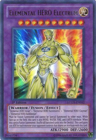Elemental HERO Electrum [LCGX-EN052] Ultra Rare - Josh's Cards