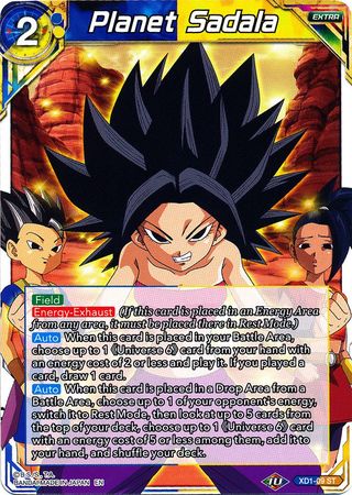 Planet Sadala (XD1-09) [Assault of the Saiyans] Parallel Foil