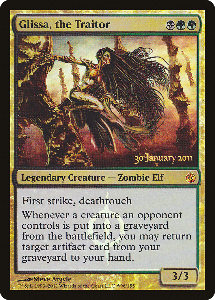 Glissa, the Traitor (PRE-96★) - Mirrodin Besieged Promos Foil