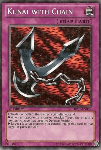 Kunai with Chain [BP01-EN087] Starfoil Rare - Josh's Cards
