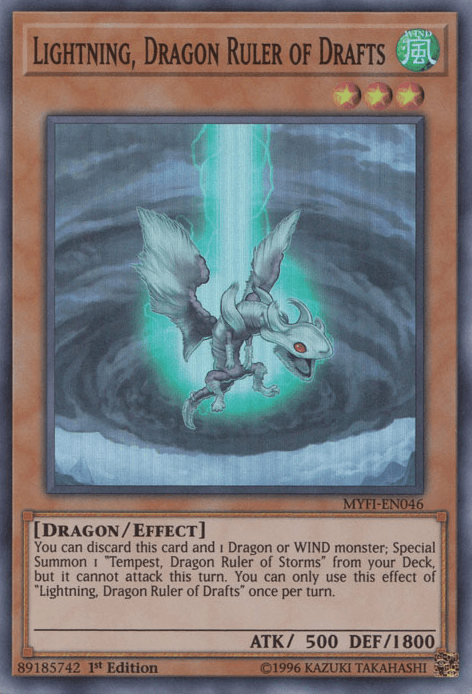 Lightning, Dragon Ruler of Drafts [MYFI-EN046] Super Rare - Josh's Cards
