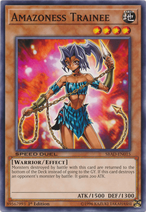 Amazoness Trainee [SBAD-EN015] Common - Josh's Cards