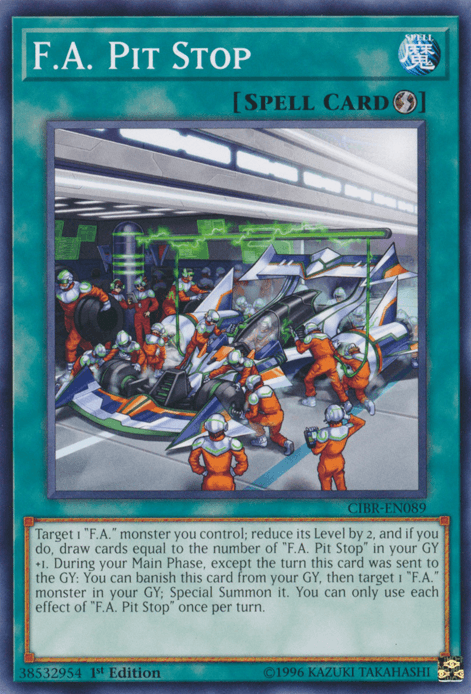 F.A. Pit Stop [CIBR-EN089] Common - Josh's Cards