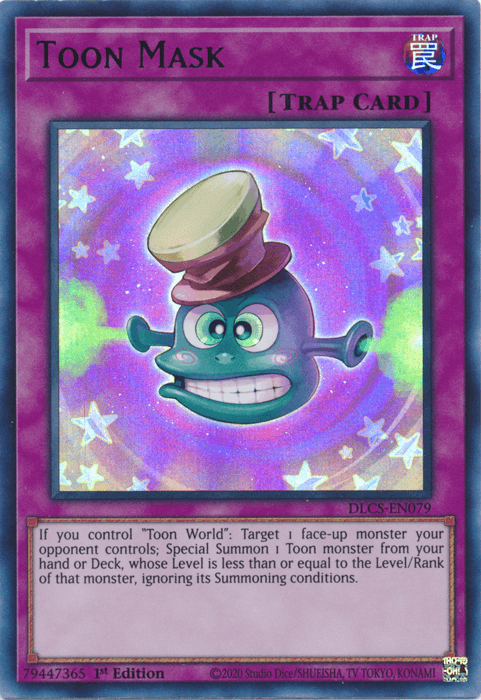 Toon Mask (Green) [DLCS-EN079] Ultra Rare - Josh's Cards