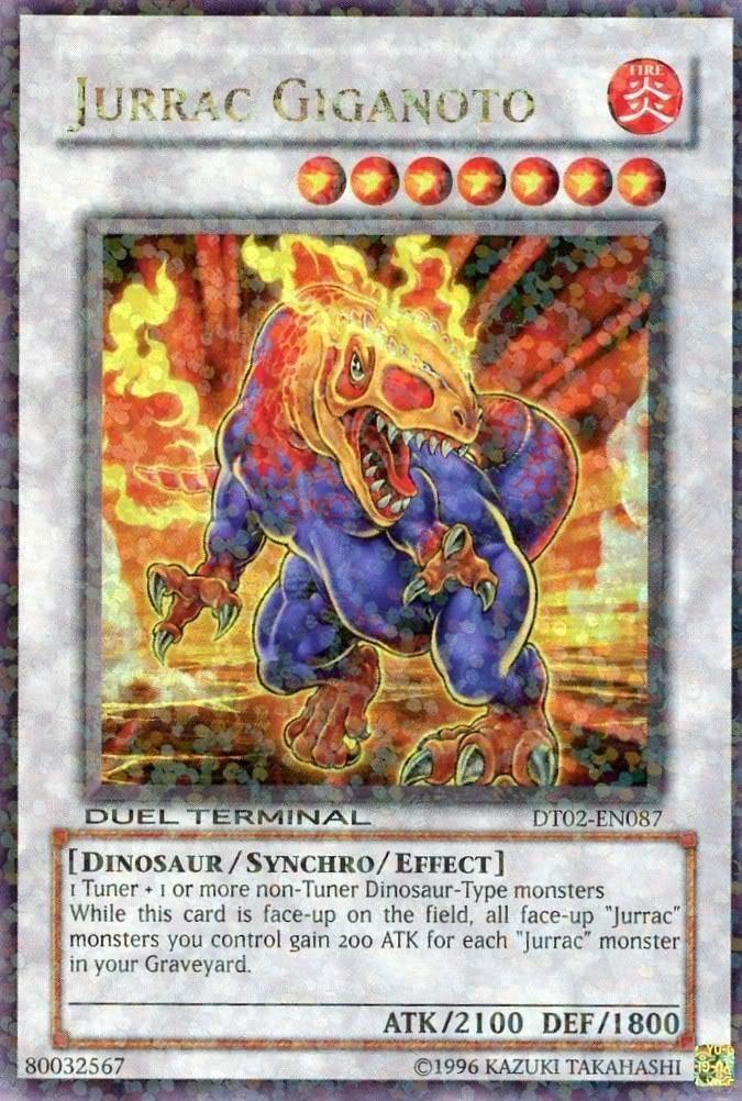 Jurrac Giganoto [DT02-EN087] Ultra Rare - Josh's Cards