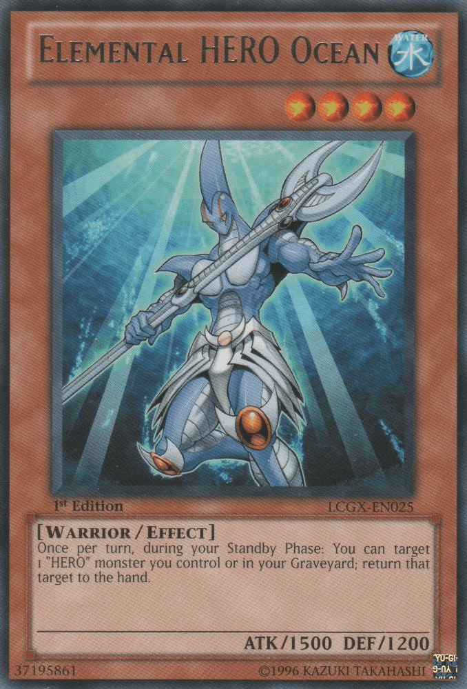 Elemental HERO Ocean [LCGX-EN025] Rare - Josh's Cards