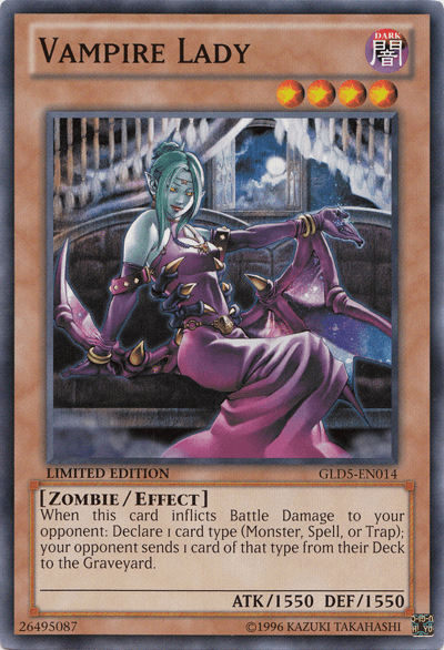Vampire Lady [GLD5-EN014] Common - Josh's Cards