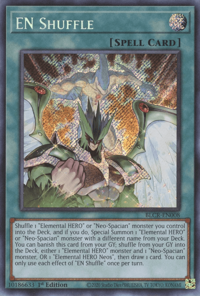EN Shuffle [BLCR-EN008] Secret Rare - Josh's Cards