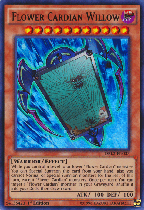 Flower Cardian Willow [DRL3-EN033] Ultra Rare - Josh's Cards