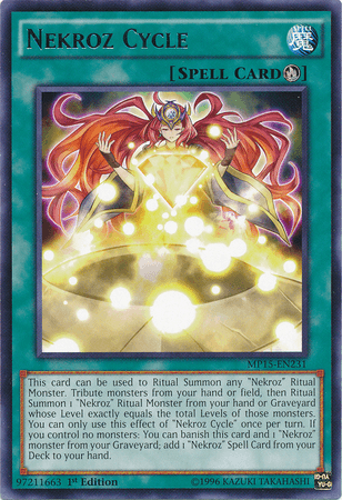 Nekroz Cycle [MP15-EN231] Rare - Josh's Cards