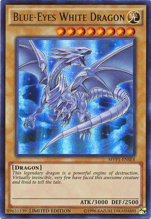 Blue-Eyes White Dragon [MVP1-ENSE4] Ultra Rare - Josh's Cards