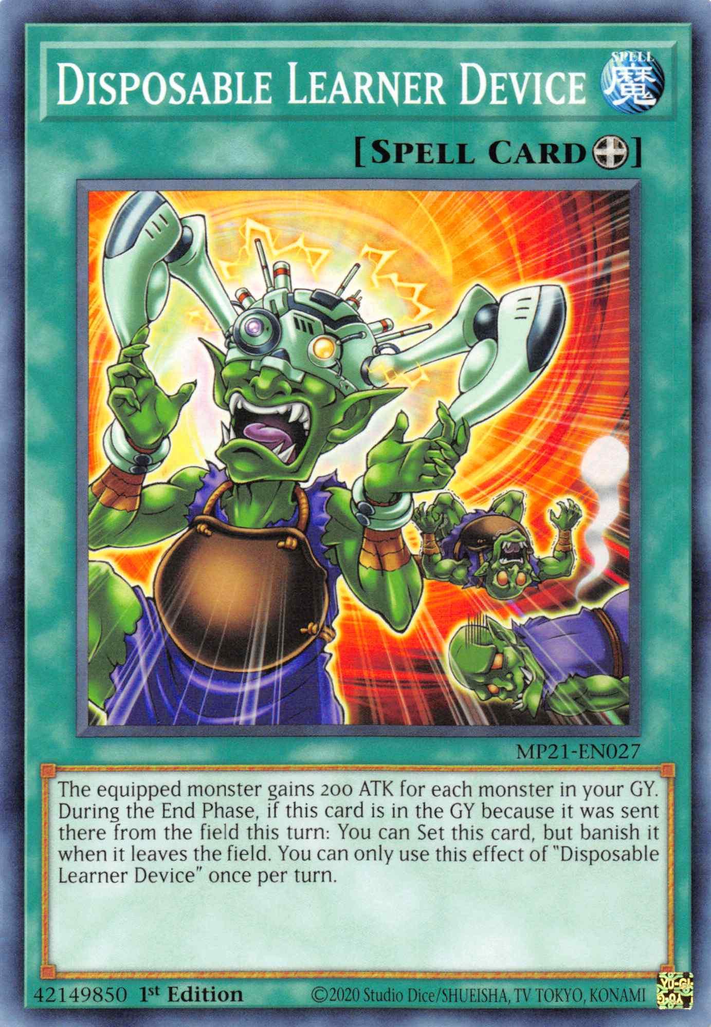 Disposable Learner Device [MP21-EN027] Common - Josh's Cards