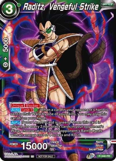 Raditz, Vengeful Strike (P-346) [Tournament Promotion Cards]