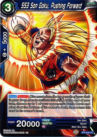 SS3 Son Goku, Pushing Forward (BT6-029) [Destroyer Kings] Parallel Foil