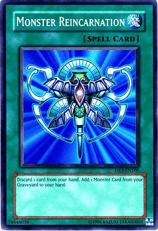 Monster Reincarnation [DR3-EN105] Super Rare - Josh's Cards