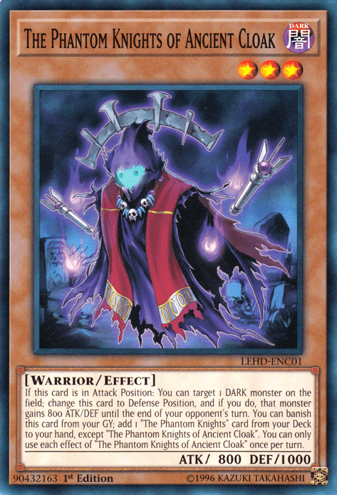 The Phantom Knights of Ancient Cloak [LEHD-ENC01] Common - Josh's Cards