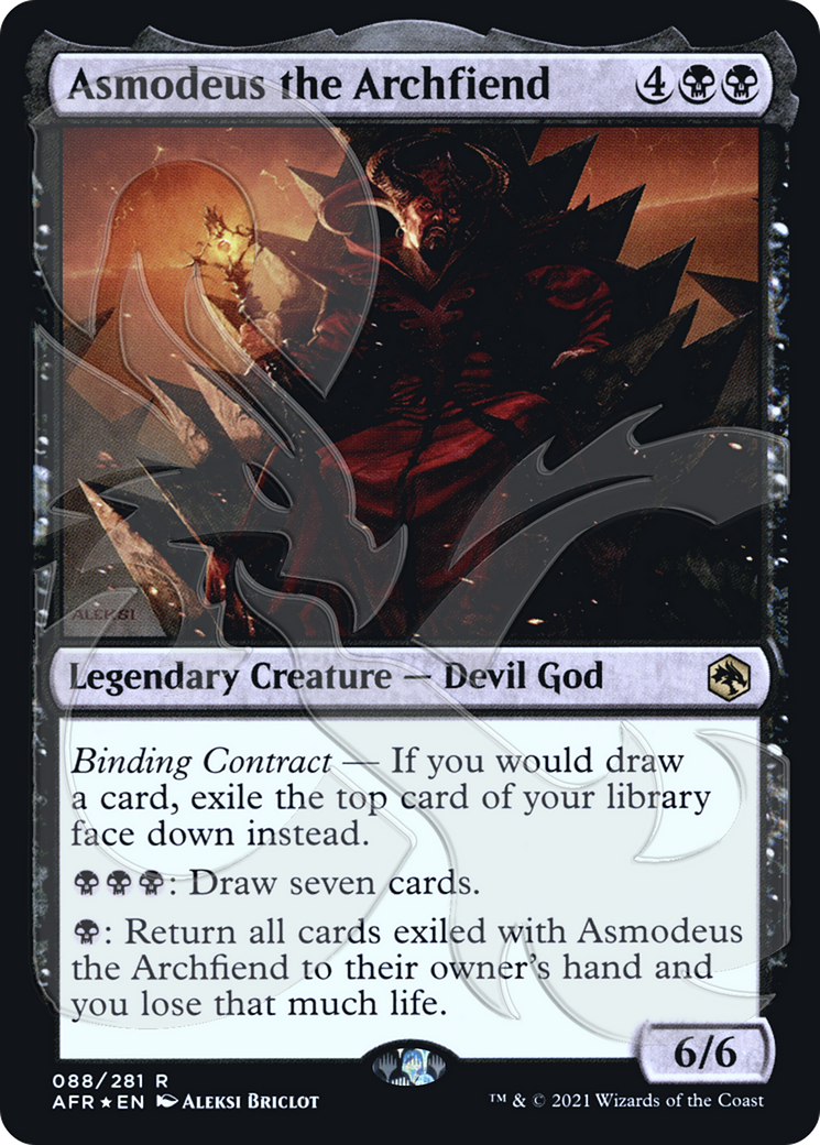 Asmodeus the Archfiend (AFR&-088) - Adventures in the Forgotten Realms Promos Foil