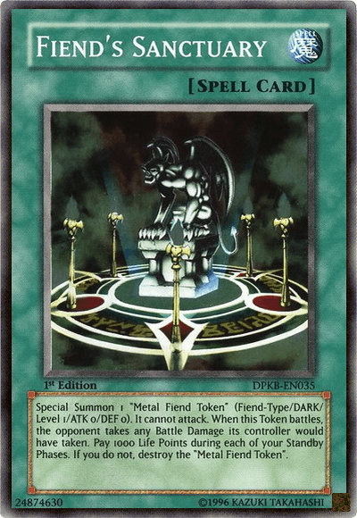 Fiend's Sanctuary [DPKB-EN035] Super Rare - Josh's Cards