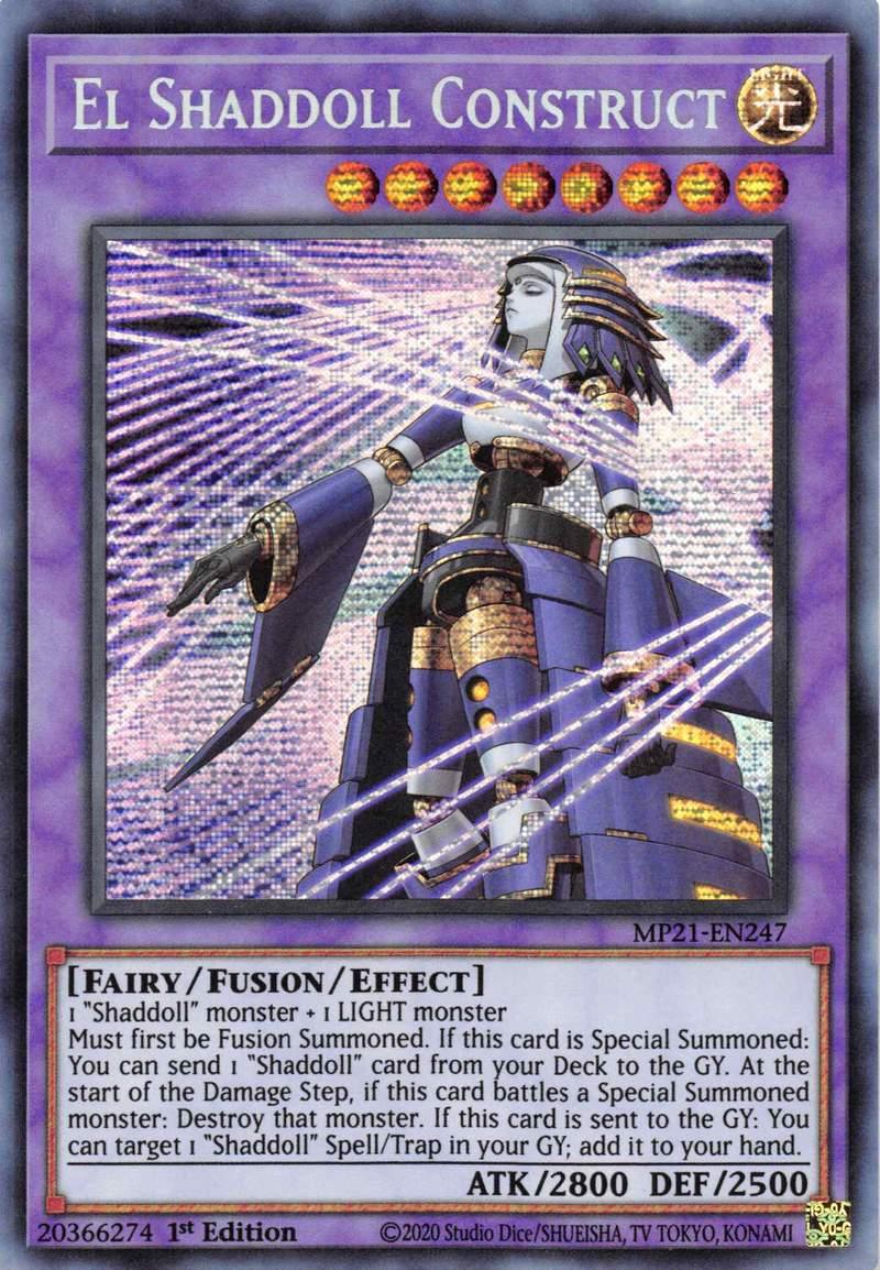 El Shaddoll Construct (Alternate Art) [MP21-EN247] Prismatic Secret Rare - Josh's Cards