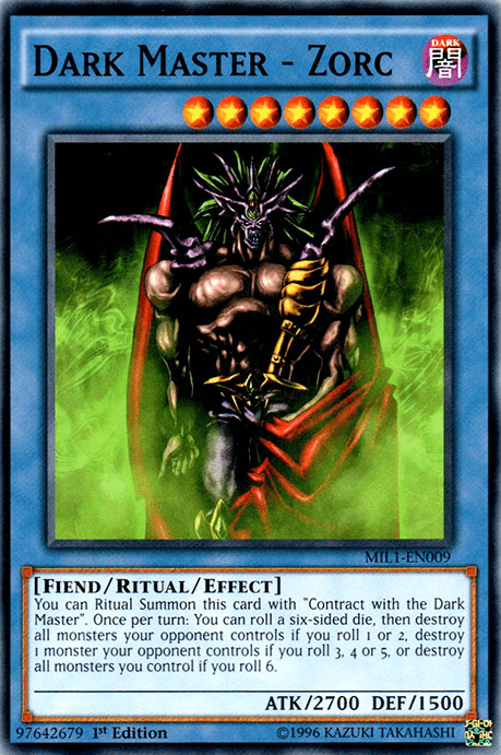 Dark Master - Zorc [MIL1-EN009] Common - Josh's Cards