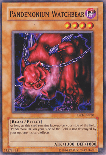 Pandemonium Watchbear [DR1-EN220] Common - Josh's Cards