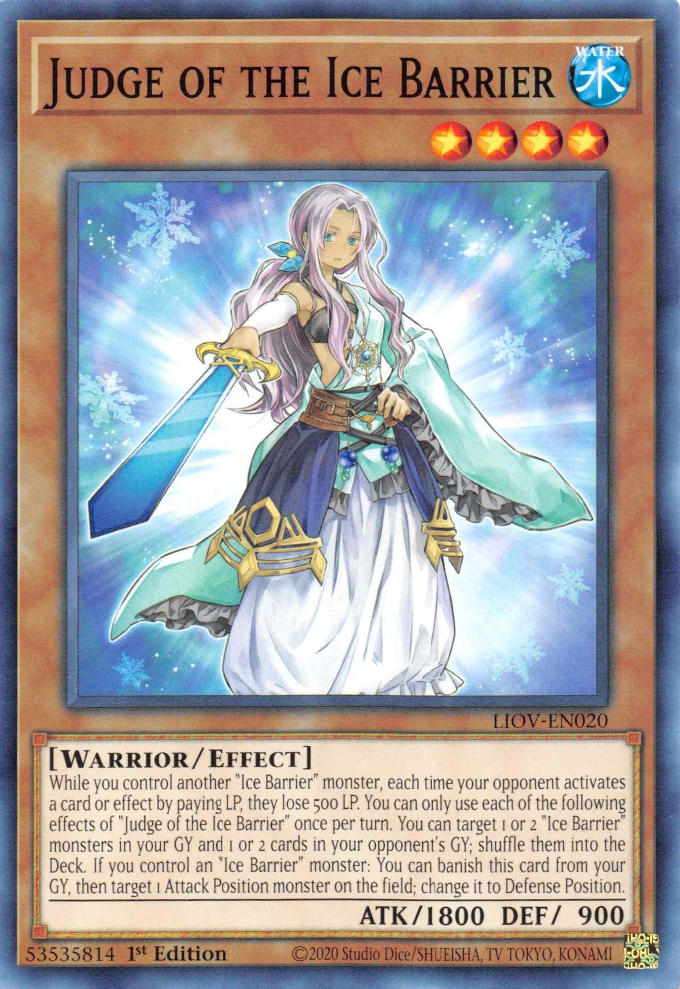 Judge of the Ice Barrier [LIOV-EN020] Common - Josh's Cards