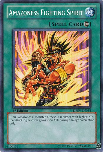 Amazoness Fighting Spirit [DREV-EN054] Common - Josh's Cards