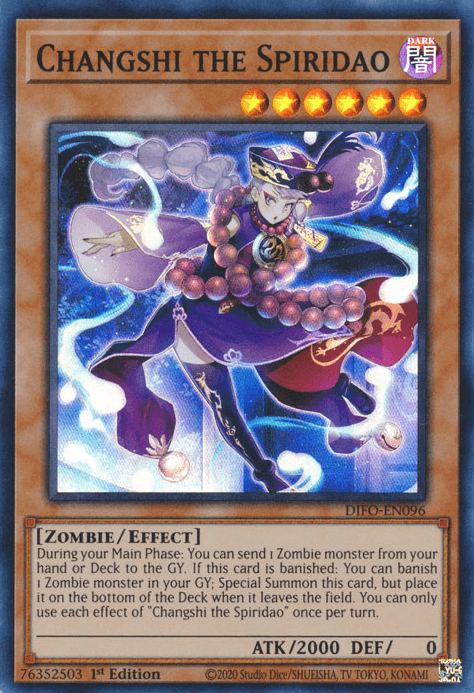 Changshi the Spiridao [DIFO-EN096] Super Rare - Josh's Cards