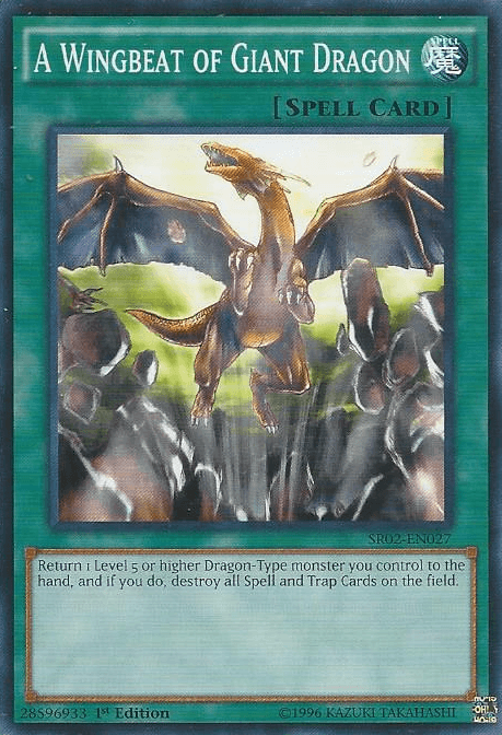 A Wingbeat of Giant Dragon [SR02-EN027] Common - Josh's Cards