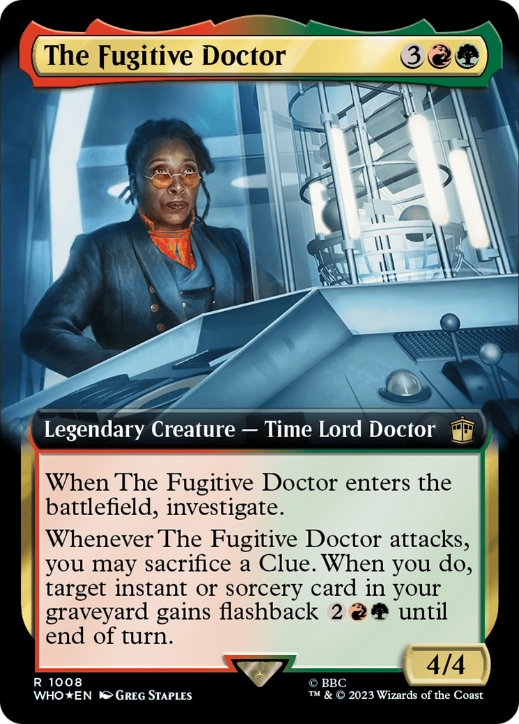 The Fugitive Doctor (WHO-1008) - Doctor Who: (Extended Art) Foil