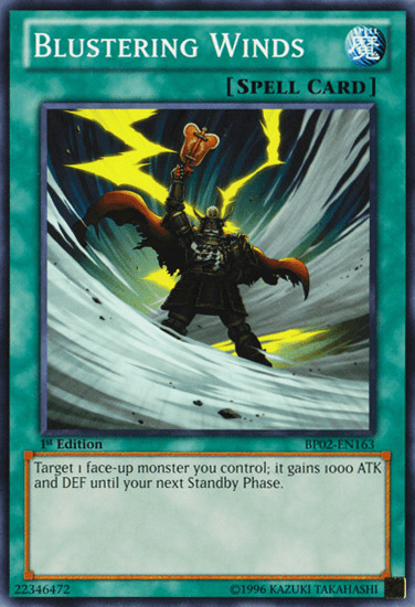 Blustering Winds [BP02-EN163] Mosaic Rare - Josh's Cards
