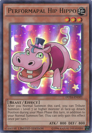 Performapal Hip Hippo [DUEA-ENDE1] Ultra Rare - Josh's Cards