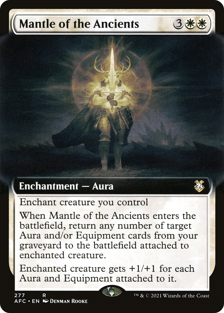 Mantle of the Ancients (AFC-277) - Forgotten Realms Commander: (Extended Art)