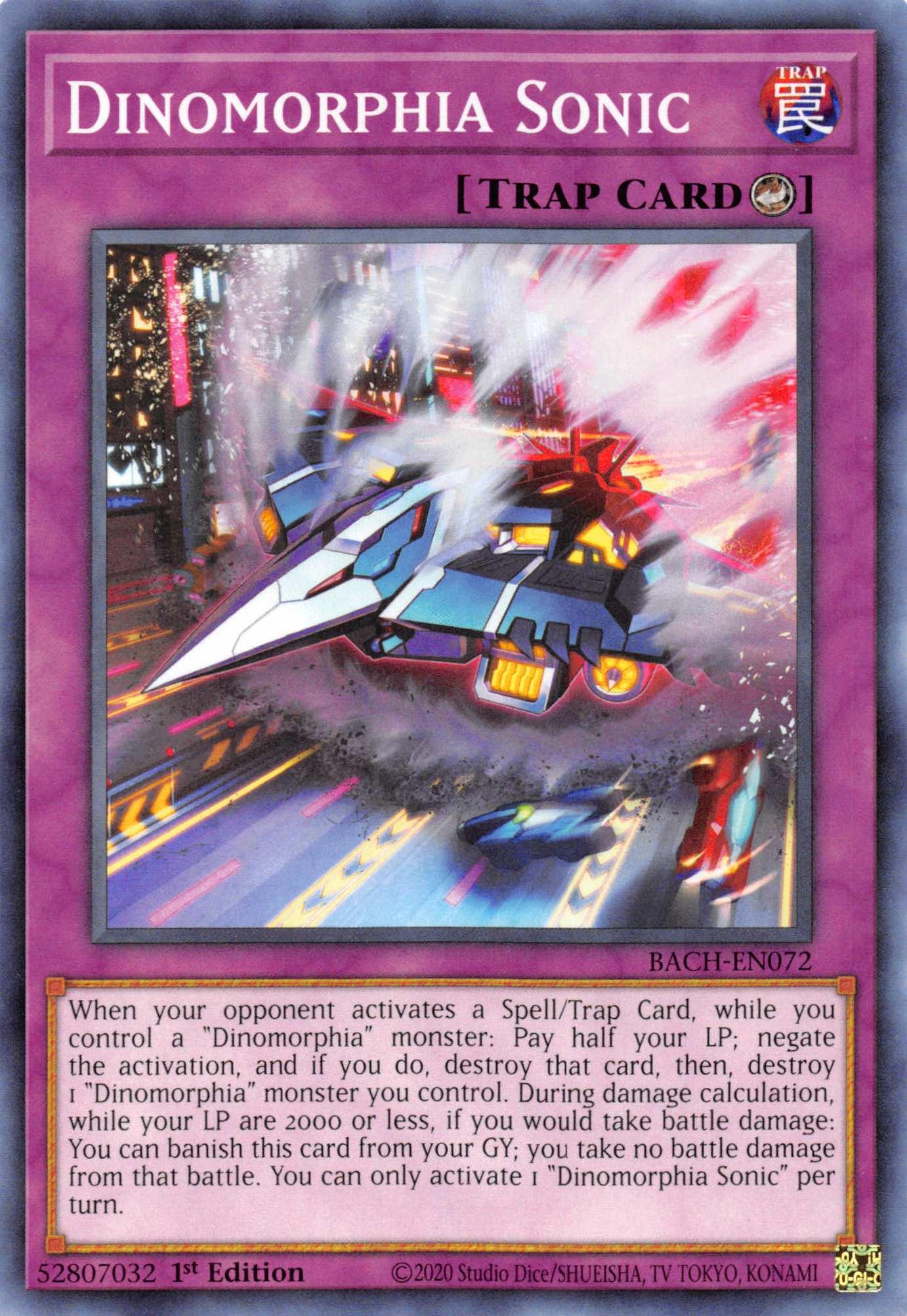 Dinomorphia Sonic [BACH-EN072] Common - Josh's Cards