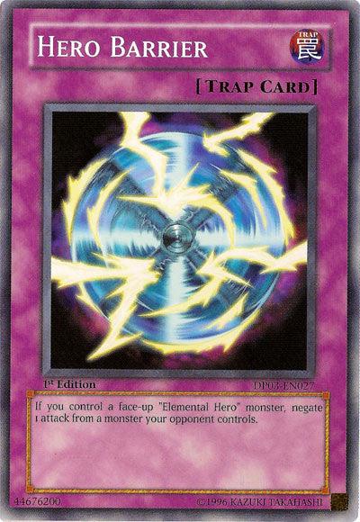 Hero Barrier [DP03-EN027] Common - Josh's Cards