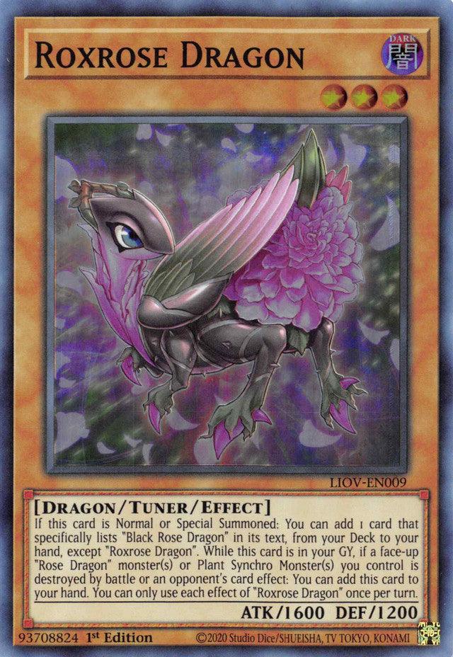 Roxrose Dragon [LIOV-EN009] Super Rare - Josh's Cards