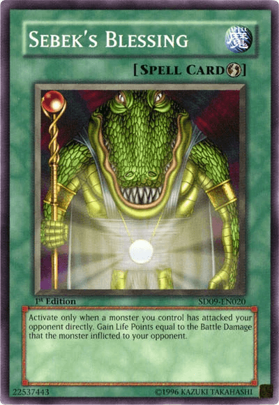 Sebek's Blessing [SD09-EN020] Common - Josh's Cards