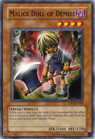 Malice Doll of Demise [DR3-EN018] Common - Josh's Cards