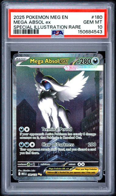 MEGA ABSOL EX SIR 180/132 MEGA EVOLUTIONS PSA 10