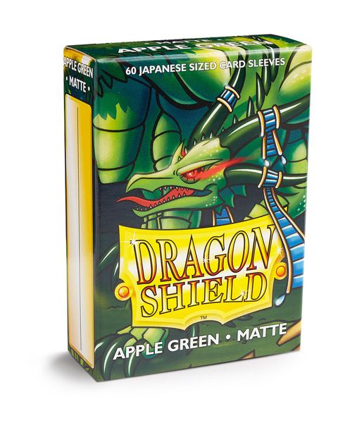 Dragon Shield Matte Apple Green Japanese Sleeves 60-Count