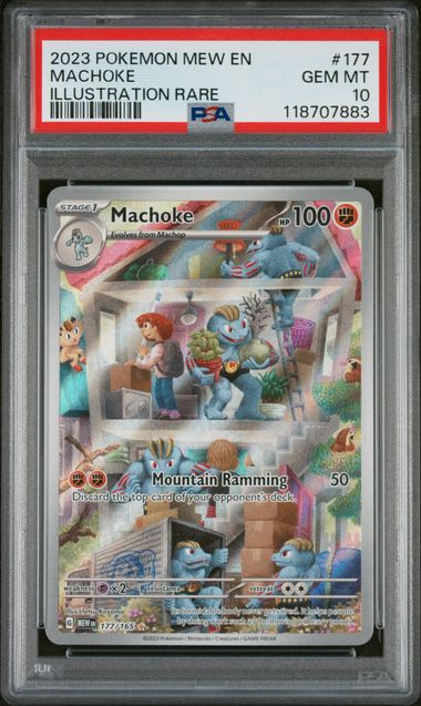 Machoke Pokemon 151 177/165 PSA 10