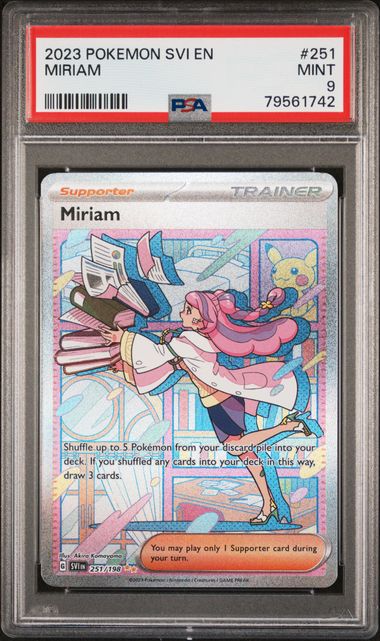 Miriam Scarlet & Violet Base Set 251/198 PSA 9