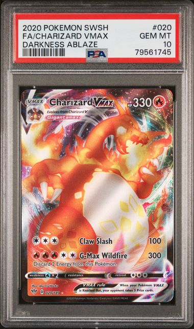 Charizard Vmax Darkness Ablaze 020/189 PSA 10