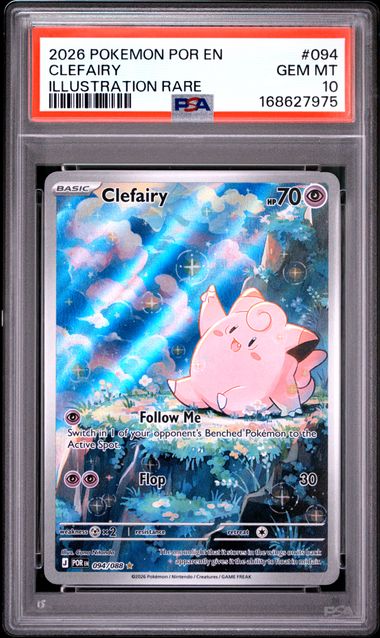 Clefairy Illustration Rare Perfect Order 094/088 PSA 10