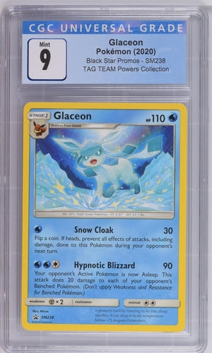 Glaceon Promo SM238 CGC 9